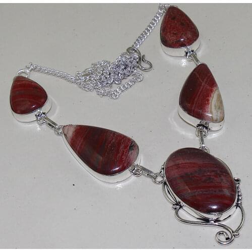 Red Jaspper Necklace , 53 cm, N0518