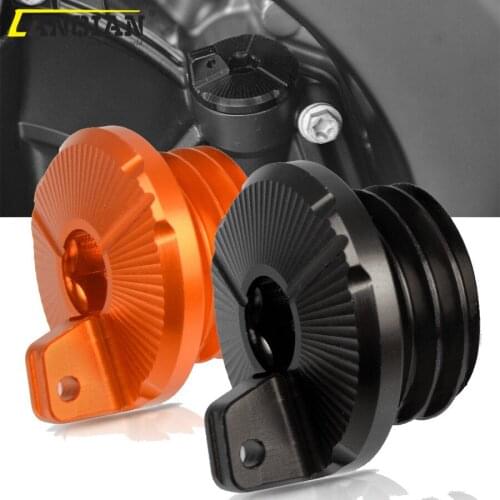 Motorcycle Engine Oil Filler Cap CNC Engine Oil Filler Screw Cover Plug For 690 690R 990 SMT Supermoto Super