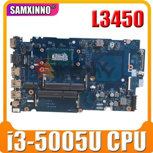 Original laptop Motherboard For DELL Latitude L3450 i3-5005U Mainboard CN-0YCX7C 0YCX7C LA-B071P SR244 DDR3