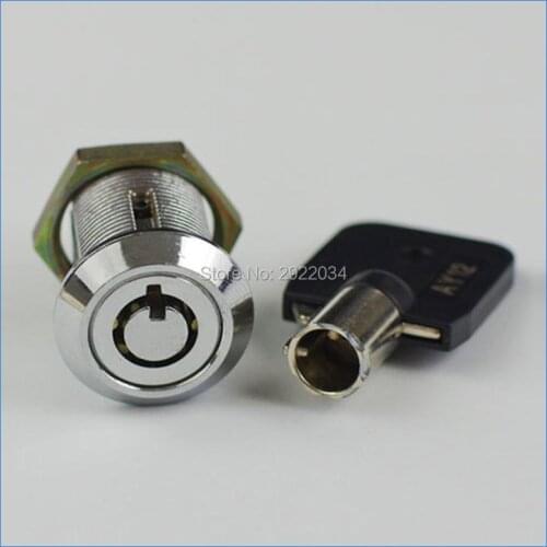 RayLock pack of 10 furniture lock type tubular key drawer door push lock with same keys