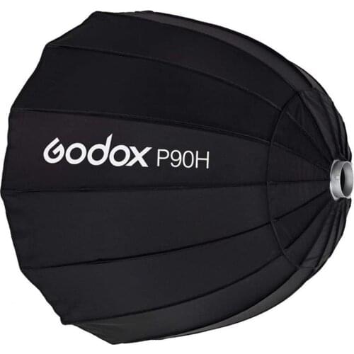 GODOX P90H 35" Parabolic Softbox for Studio Video Flash Light, Bowens Mount, Hi-Temperature Resistant