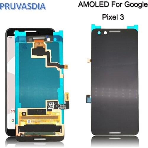 Tested Original Screen For Google Pixel 3 LCD Display Touch Digitizer Screen For Pixel 3 LCD Screen Pixel3 Replacement