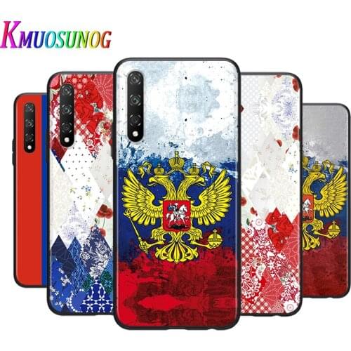 Russian National Flags Emblem For Huawei Y9S Y6S Y8S Y9A Y7A Y8P Y7P Y5P Y6P Y7 Y6 Y5 Pro Prime 2020 2019 Silicone Phone Case