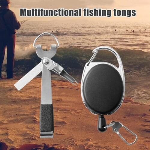Fishing Quick Knot Tool Set with Ring Fast Tie Nail Knotter Line Cutter Clipper Nipper with Retractor Tackle Accessories SAL99