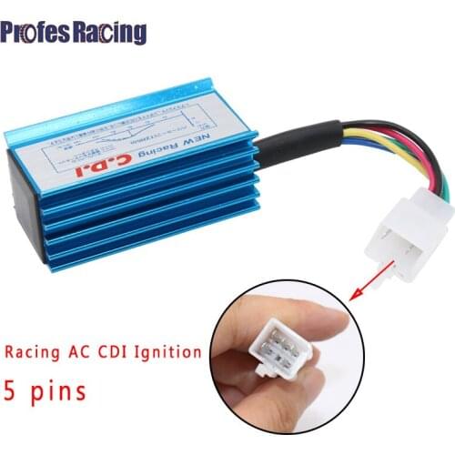 Blue Racing AC CDI Ignition Box 5 pins For 50cc 110cc 125cc ATV Quad Pit Dirt Bike Go Kart Moped Scooter Motorcycle