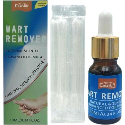 10ml Liquids Skin Tag Mole Wart Remover Eye Skin Tag Remover 12 Hours Remover Liquid Genital Wart Remover Foot Corn Wart Remove