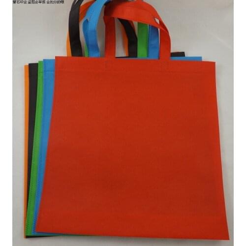 200pcs/lot size:40*39*9cm non woven bag,shopping bag, Free Custom print LOGO 5 colours for your choose Free shipping