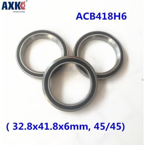 2019 Hot Sale Sale Steel Rodamientos 1-1/4" 31.75mm Bicycle Headset Bearing Mr136 Acb418h6 ( 32.8x41.8x6mm, 45/45) Repair 2pcs