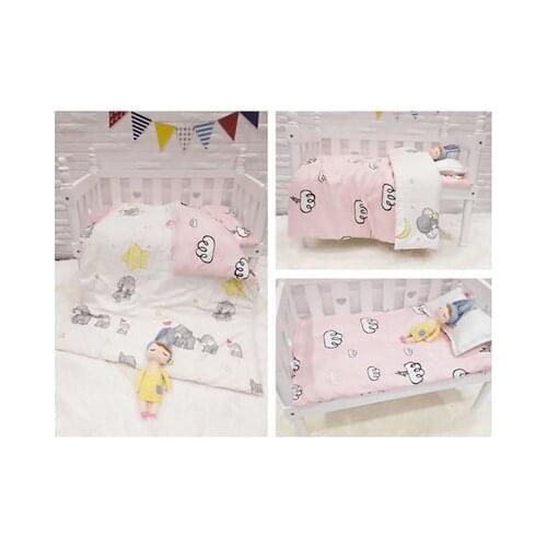 Promotion! 3PCS Cartoon,Baby crib bedding set 100% cotton bedclothes decoration ,Duvet Cover/Sheet/Pillow Cover