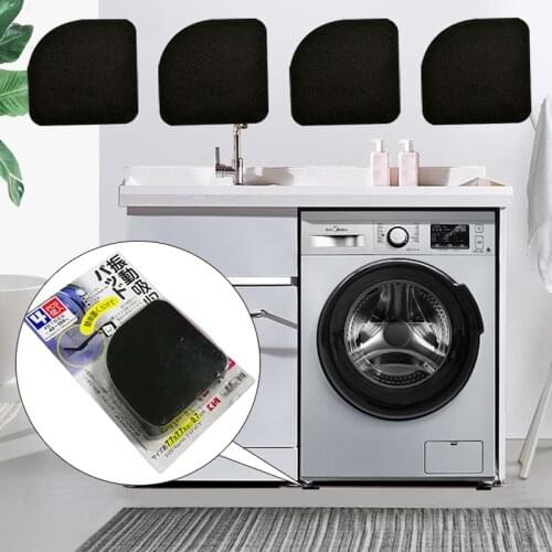 4pcs/set Washing machine Anti-Vibration Pad Mat shock pads Non-slip mats Refrigerator Anti-vibration pad Kitchen Bathroom Tools