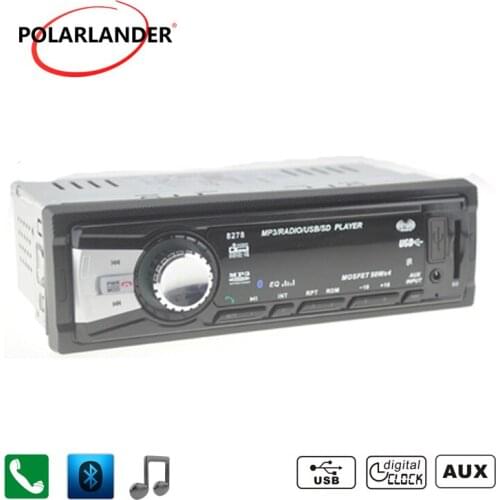 2015 new 12V Car Stereo FM Radio MP3 Audio Player built in Bluetooth Phone with USB SD MMC Port Car Electronic In-Dash 1 DIN