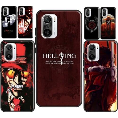 Hellsing Alucard Cover For Xiaomi Mi Note 10 Lite 9T 10T Pro Mi 11 Ultra Phone Case For POCO X3 Pro F3 M3
