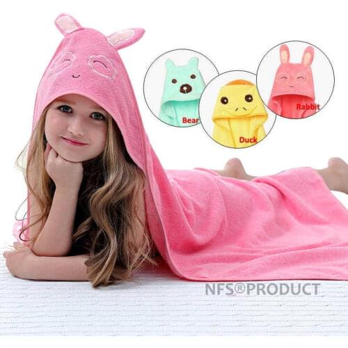 Baby Bath Towel Blanket 90x90cm Pink Rabbit Yellow Duck Cyan Beer Styles Soft Velvet Kids Towel Bath Robe Bathrobe Washcloth