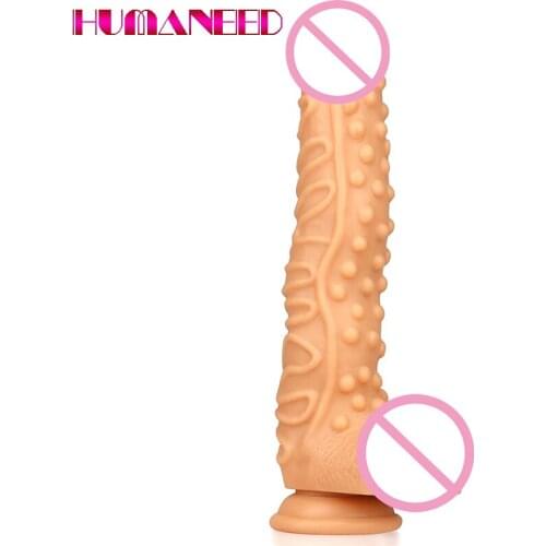 27*4.5cm Anus Backyard Beading Dildos Long Penis Suction Cup Prostata Massage Particles Ball Butt Plug Sex Toys for Women Adults