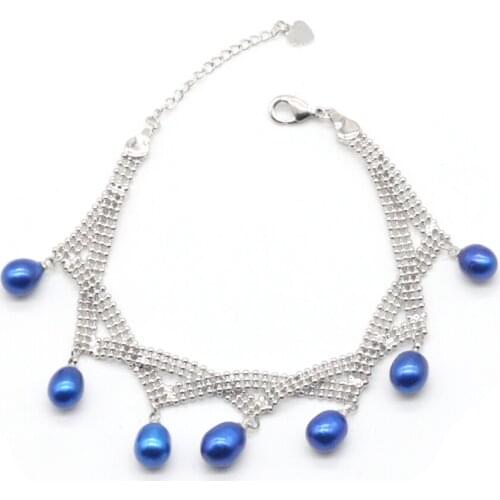 Синие браслеты HIBEADS China At AliExpress