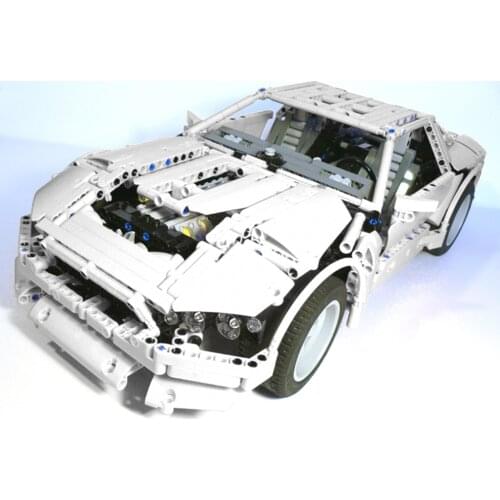 Moc 2098pcs red Racers Enzo Super Car Scale Sports Car set fit 8653 Technic Vehicles Building Blocks Bricks Toys gift