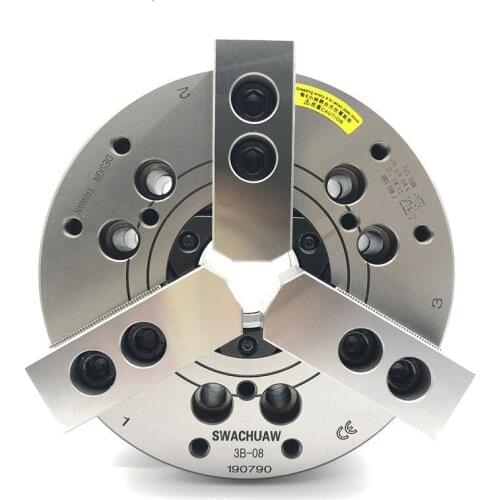 Hollow three-jaw hydraulic chuck, 3B-06 (Flange A5)