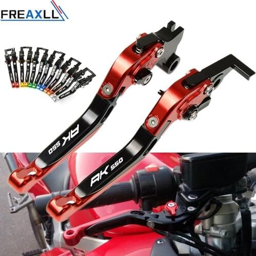 For KYMCO AK550 2017 2018 High Quality Motorbike CNC Handle Levers Motorcycle Brake Clutch Levers Foldable Extendable Adjustable