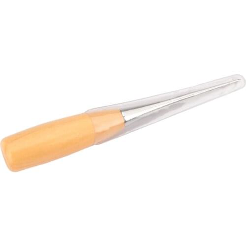 1Pc Craft Cloth Awl Tool Sewing Hole Punching Wooden Stitching Overstitch Leather Paper Cloth Punch Hole Tool