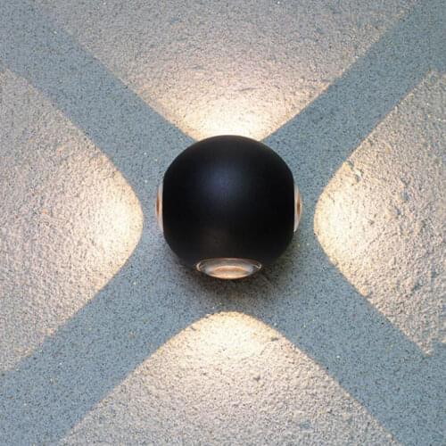 Modern Up down wall lamp led indoor hotel decoration light living room bedroom bedside TV background Sconce lamps