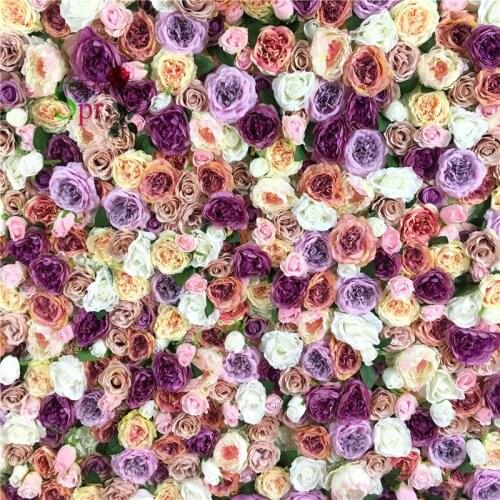 SPR mix color floral arrangements for Artificial rose wedding flower wall backdrop arch table centerpiece decorations 10pcs/lot
