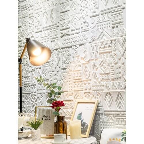 TT New Foam Brick Stone Pattern Creative Art Stone Decorative Wallpaper Self-Adhesive 3D Wall Sticker Background Wall A31