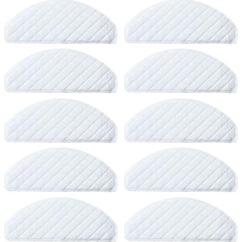 10Pcs Disposable Rags for Ecovacs Deebot Ozmo T8 Vacuum Cleaner Mop Cloths Mopping Pads Spare Parts