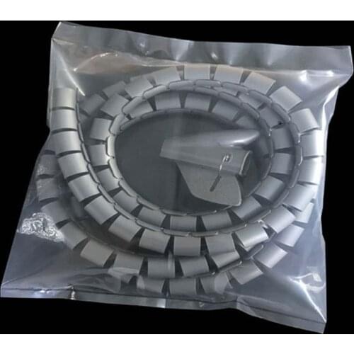 2M 10/16/22/28mm Line Organizer Pipe Protection Wire Finishing Package Line Tube Cable Receiver Anti-bite Opening Winding Tube