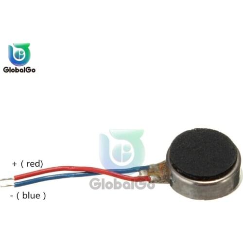 2PCS DC 3V 8*3.4mm Pager Phone Coin Flat Vibrating Vibration Micro Mini Motor