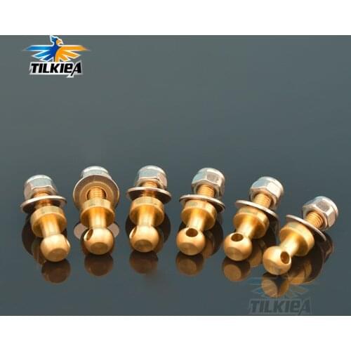 6pcs Rc Boat Decoration Parts Hull Railing Spare Parts For Rc Boat