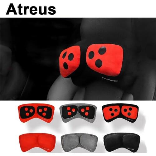 Atreus Car Head Massage Neck Close-fitting Design Pillow Cushion For VW polo passat b5 b6 Mazda 3 6 Toyota corolla Ford focus 2