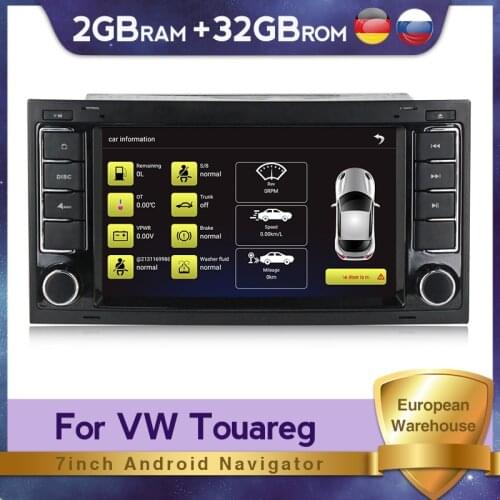 Car For VW Touareg 04-11 T5 Multivan 04-09 Transporter 04-09 Car Radio Video Player Stereo Navigation GPS Android 4G LTE BT