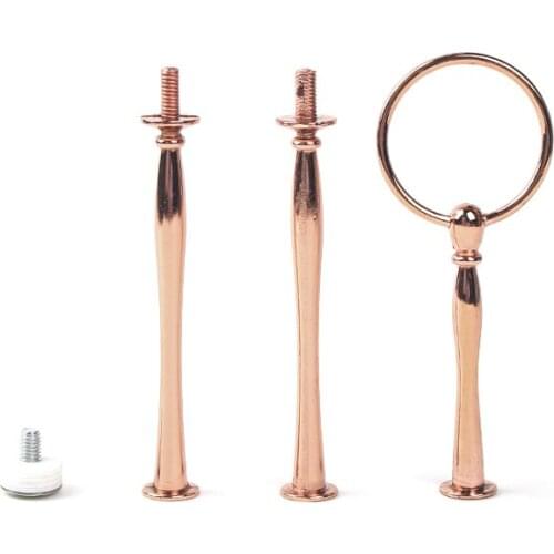 Free shipping Wholesale Metal Cake Stand Handle Cake Stand Fitting 3 Tier Cake Stand Centre Handle