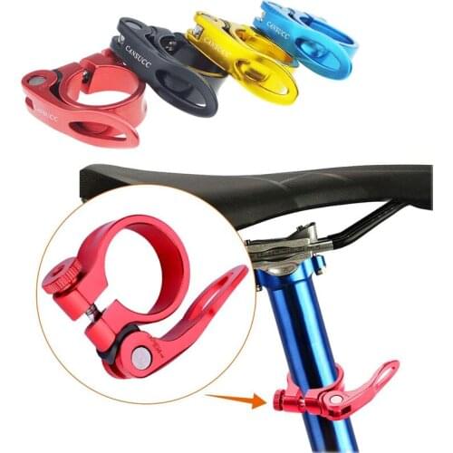 2020 Bike Quick Release Seatpost Clamp Aluminum Alloy 31.8mm 34.9mm Bicycle Seat Post Clamp