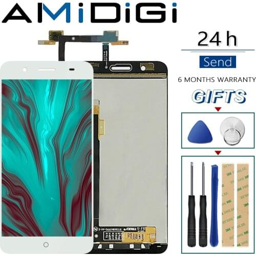 For ZTE Blade A610 plus A2 plus LCD Display and Touch Screen Digitizer 5.5 inch Mobile Phone Accessories With Tools