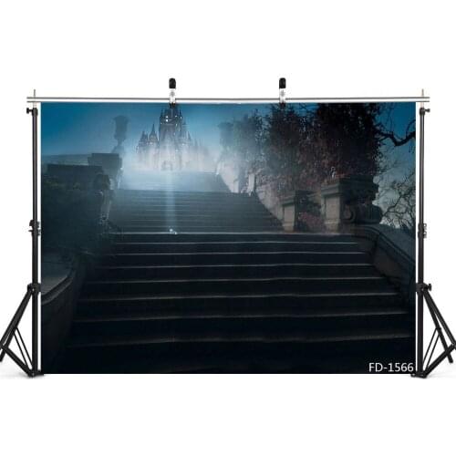 Castles Staircase Birthday Party Photo Background Customized Photography Backdrops for Photo Studio Wedding Child Baby Photocall