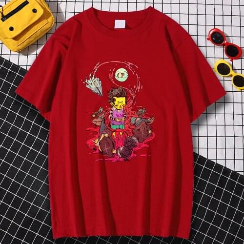 Fashion Breathable Mens T Shirt Spring Summer T Shirts Casual Line Beautiful Printing Clothes Oversized Comfortable T-Shirt Man