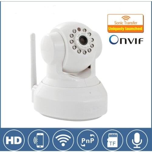 H.264 HD 720P Camera P2P Pan/Tilt IR Cut WiFi Wireless Network IP Security Camera Remote Control by phone for home house baby
