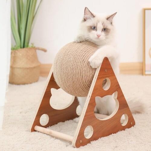 Cat scratching post tower Pet products globular Toy scrapers tree Play structure pets Sisal rope climbing frame cats furniture