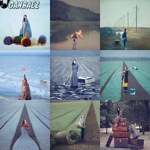 Creative Girl Diamond Painting Pastoral Scenery 5D Diy Wall Art Childrens Cross Stitch Embroidery Inlaid Room Decoration Gift