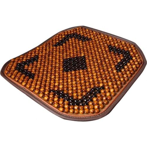 Summer Breathable Ventilated Car Front Wooden Bead Seat Cushion for Auto gel seat авточехлы на сиденья gel asiento Seat Cushion