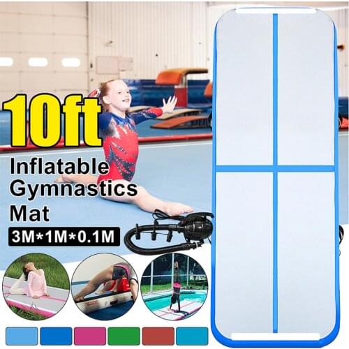 2m 3m 4m Inflatable AirTrack Gymnastics Training Mat Air Track Olympics Artistic Fitness Beginner Floor Mat Trampoline
