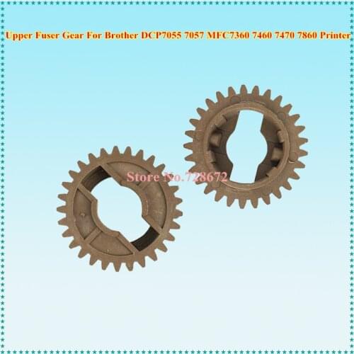 New Upper Fuser Roller Gear for Brother HL 2130 2240 2280 DCP 7055 7057 MFC 7360 7460 7470 7860 Printer Spare Parts