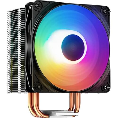 DEEPCOOL GAMMAXX 400K/XT 4 Heat pipe CPU air-cooler radiator Six-color 120mm 4pin PWM LED silence Fan For Intel LGA1200 AMD AM4