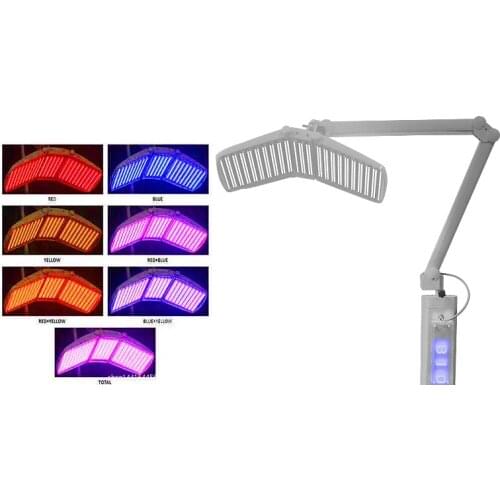 PDT LED Red Blue Yellow Light Skin Rejuvenation Anti-Aging Wrinkle Removal Device Beauty Machine