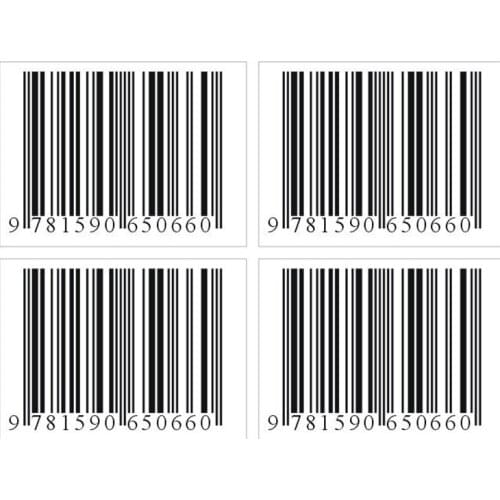 Customized Printing Self Adhesive Custom Sheet Barcode Sticker Paper
