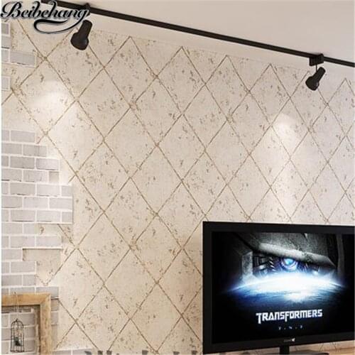 Beibehang Modern Scandinavian 3D Diamond Diamonds Nonwovens Wallpaper Bedroom Living Room TV Background Wallpaper Industrial