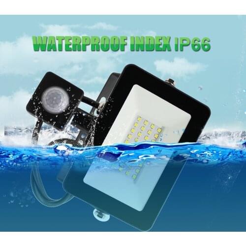 PIR Motion sensor light AC220 10W 20W 30W 50W 100w 150w 200w garden search Wall lamp led flood light outdoor projector Landscape