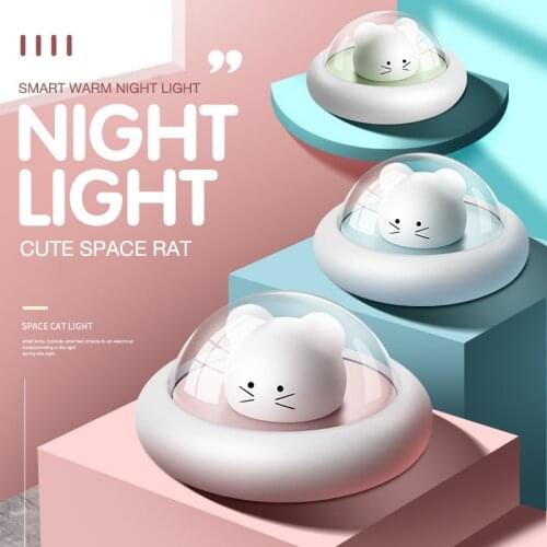 Led Night Light Bedroom Bedside Cute Night Lamp Indoor Desktop Decor Feeding Milk Desk Lamp Usb Charging Pat Lamp