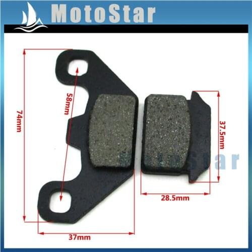 Steel Brake Pads For Thumpstar SSR Demon Stomp BSE Kayo Pit Bike 50cc 70cc 110cc 125cc 140cc Lifan YX